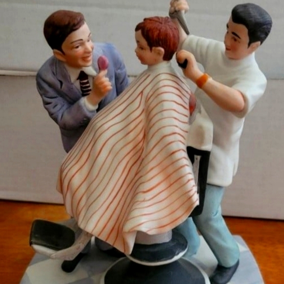 Norman Rockwell The First Haircut 1979 - Picture 1 of 1